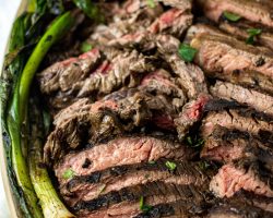 Tray with Mexican Carne Asada